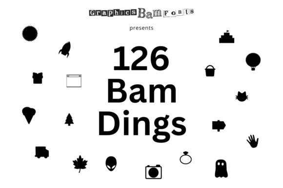 126 Symbols Icons Dings Glyphs: Graphics for Local Branding & Web Elements