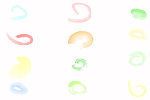 Abstract Watercolor Blob Collection Set: Graphics & Web Elements