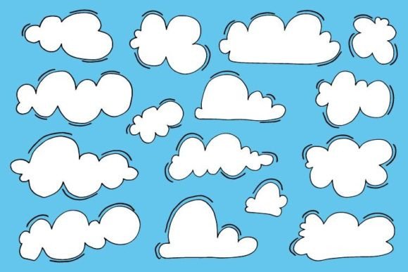 Clouds Collection: Graphics & Web Elements for Local Branding