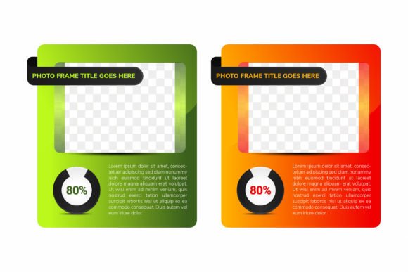 Frame Photo Element Banner: Web Elements & Graphics