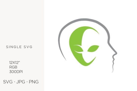 Green Alien Inside Human Head: Graphics & Illustrations Review