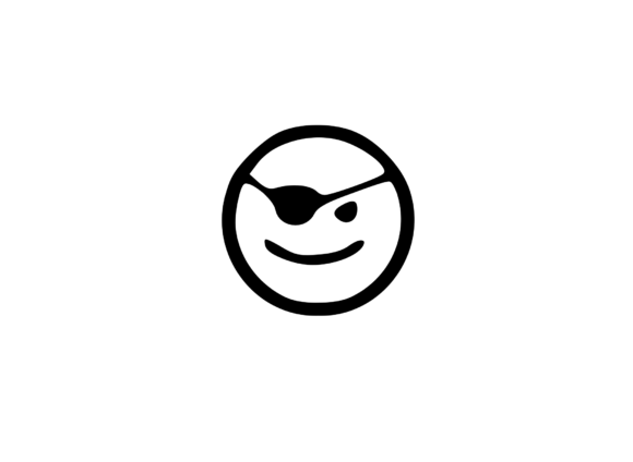 Pirate Digital Emoji Social Icon