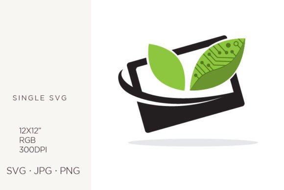 Smart Phone Screen, Leaves: Editorial Graphics & Illustrations