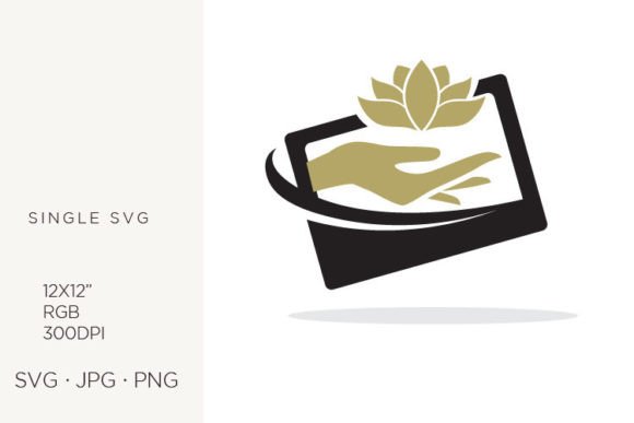 Smart Phone Screen, Lotus Flower: Graphics & Illustrations