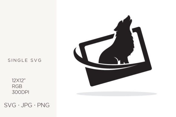 Smart Phone Screen, Wolf: Editorial Graphics & Illustrations