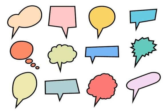 Speech Bubble Collection: Graphics & Web Elements for Real Publishing