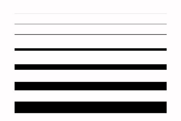 Straight Horizontal Line Collection: Graphics & Web Elements