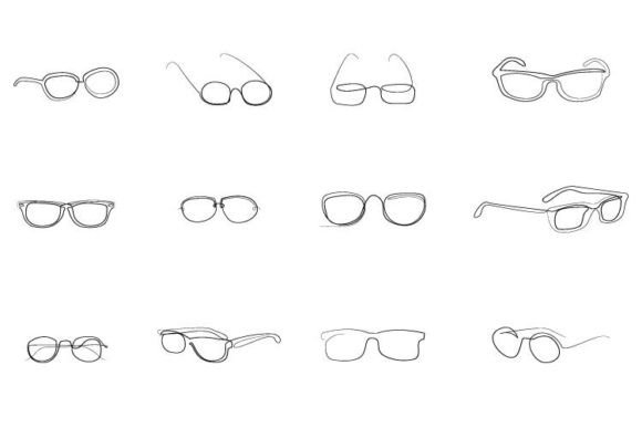 Sun Glasses Collection: Graphics & Web Elements for Polished Publishing