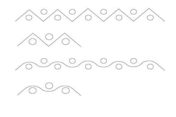 Unique Semi Circle Arc Wave Collection: Graphics & Web Elements